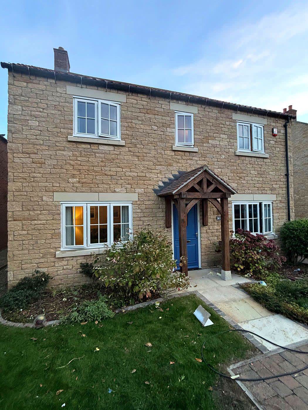 After: windows resprayed